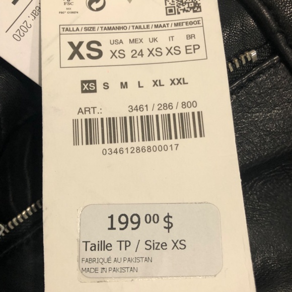 Zara genuine leather pants - Picture 5 of 9